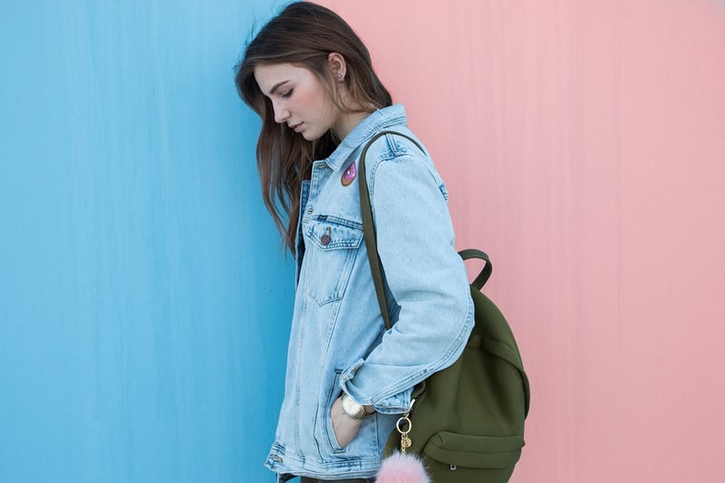 Upcycled Denim Tote Bag